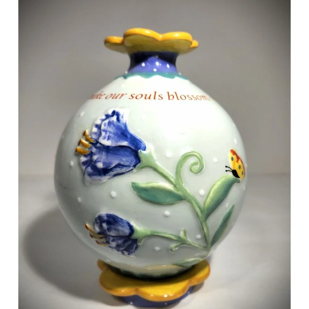 Gardeners Flower Vase Friend Sentiment Artist Nancy Tellaferro Faulkner Spring